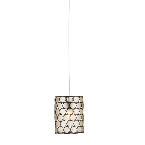 Regatta One Light Pendant in Natural/Cupertino/Silver (142|90001047)