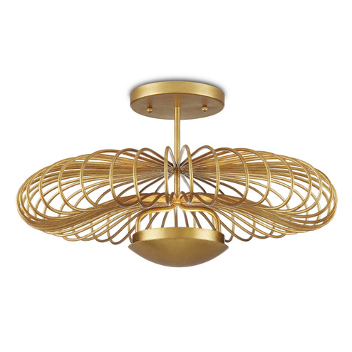 Sheereen LED Semi-Flush Mount in Contemporary Gold Leaf/ Contemporary Gold (142|90000985)