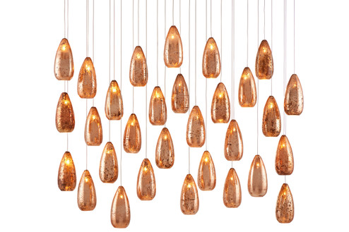 Rame 30 Light Pendant in Copper/Silver (142|90000907)