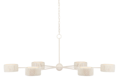 Monreale Collection Six Light Chandelier in White (142|90000865)