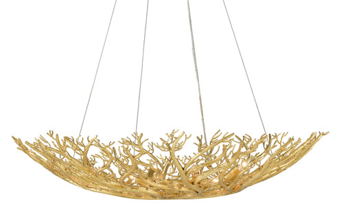 Aviva Stanoff Eight Light Chandelier in Gold Gilt (142|90000780)