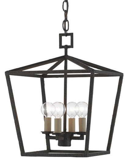 Denison Four Light Lantern in Molé Black (142|90000456)