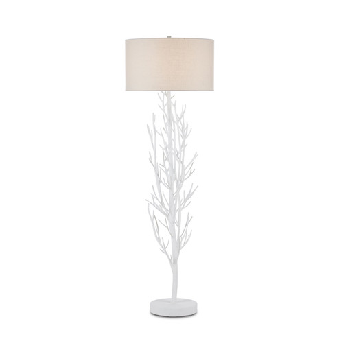 Twig One Light Floor Lamp in Gesso White (142|80000128)