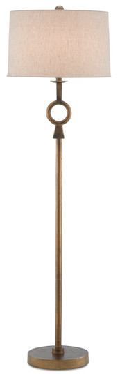 Germaine One Light Floor Lamp in Antique Brass (142|80000077)