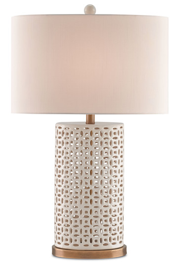 Bellemeade One Light Table Lamp in Ivory/Antique Brass (142|6925)