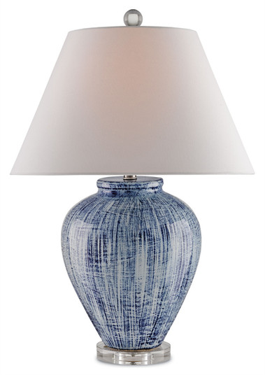 Malaprop One Light Table Lamp in Blue/White/Clear (142|6224)