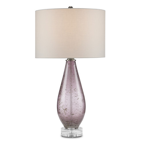 Optimist Collection One Light Table Lamp in Purple/Clear/Antique Nickel (142|60000854)
