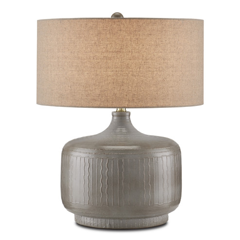 Alameda One Light Table Lamp in Gray/Polished Brass (142|60000818)