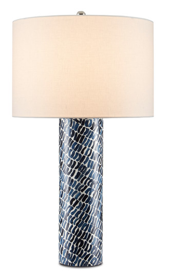 Indigo One Light Table Lamp in Blue/White (142|60000772)