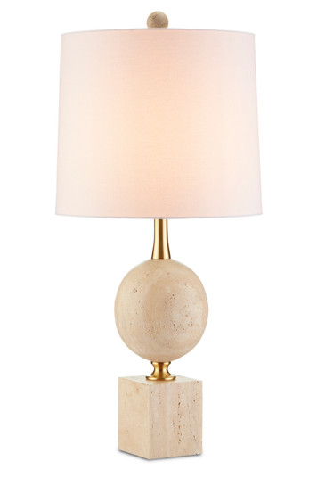 Adorno One Light Table Lamp in Natural/Beige/Antique Brass (142|60000718)