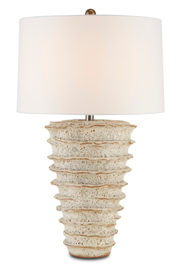 Salima One Light Table Lamp in White Moss (142|60000686)
