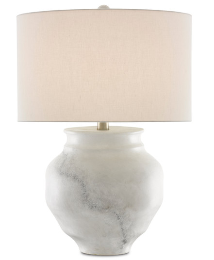 Kalossi One Light Table Lamp in White/Gray/Contemporary Silver Leaf (142|60000623)