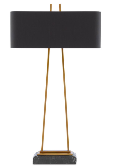 Adorn Two Light Table Lamp in Antique Brass/Black (142|60000566)