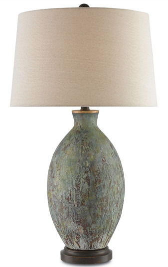 Remi One Light Table Lamp in Green/Dark Red/Bronze Gold (142|60000050)