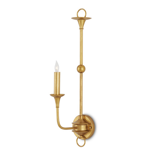 Nottaway One Light Wall Sconce in Contemporary Gold Leaf (142|50000213)