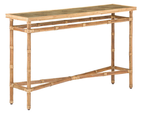 Silang Collection Console Table in Natural Rattan (142|30000174)