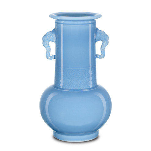 Sky Blue Vase in Lake Blue (142|12000608)