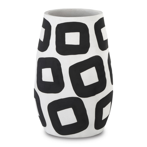 Pagliacci Vase in White/Black (142|12000606)