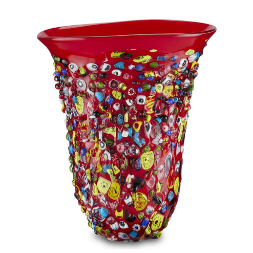 Rosso Vase in Red/Multicolor (142|12000560)