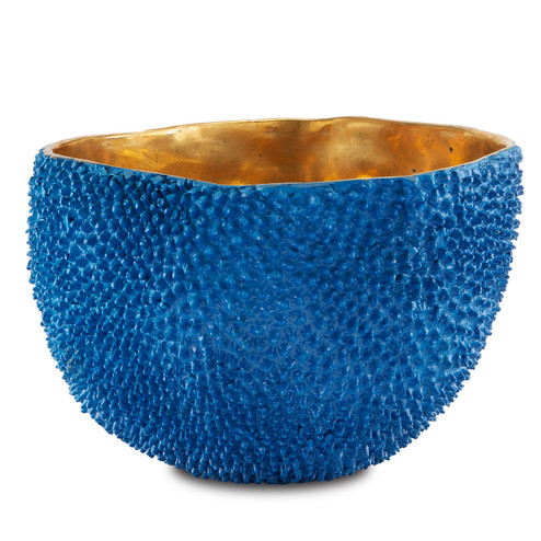 Jackfruit Vase in Blue/Gold (142|12000544)