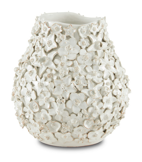 Jessamine Vase in White (142|12000489)