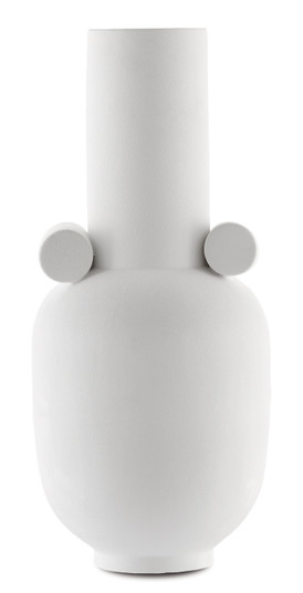 Happy Vase in Textured White (142|12000393)