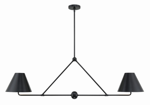 Xavier Four Light Chandelier in Matte Black (60|XAVB9307MK)