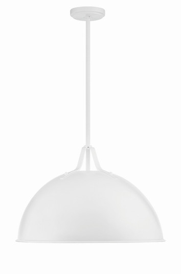 Soto One Light Pendant in White (60|SOT18015WH)