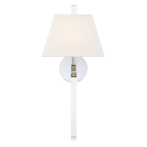 Renee One Light Wall Sconce in Polished Nickel (60|REN261PN)