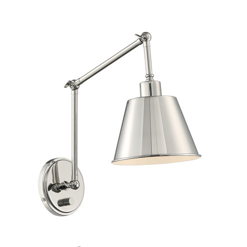 Mitchell One Light Wall Sconce in Polished Nickel (60|MITA8021PN)