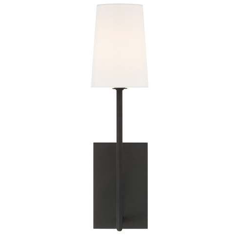 Lena One Light Wall Sconce in Black Forged (60|LEN251BF)