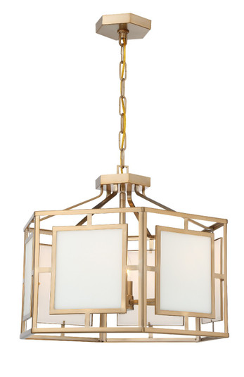 Hillcrest Six Light Chandelier in Vibrant Gold (60|HIL995VG)