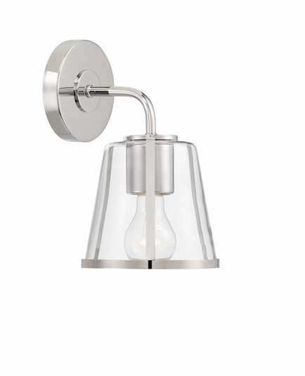 Fulton One Light Bath in Polished Nickel (60|FUL911PNCL)