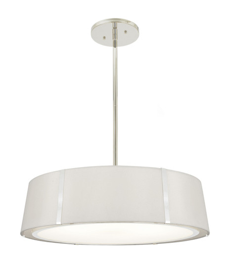 Fulton Six Light Chandelier in Polished Nickel (60|FUL907PN)