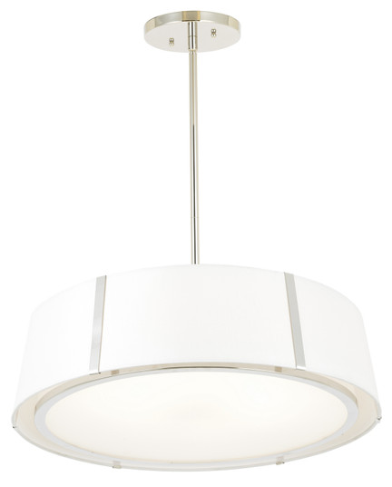 Fulton Six Light Chandelier in Polished Nickel (60|FUL907PN)