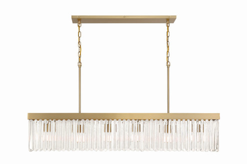 Emory Six Light Chandelier in Modern Gold (60|EMO5407MG)