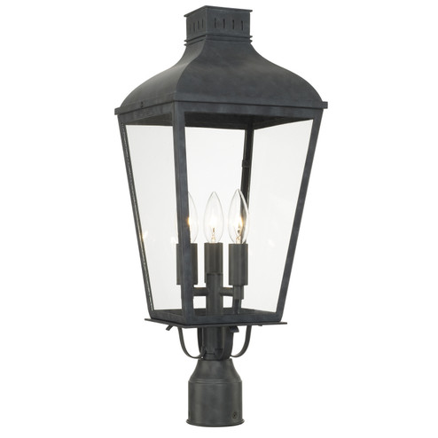 Dumont Three Light Outdoor Post Mount in Graphite (60|DUM9807GE)