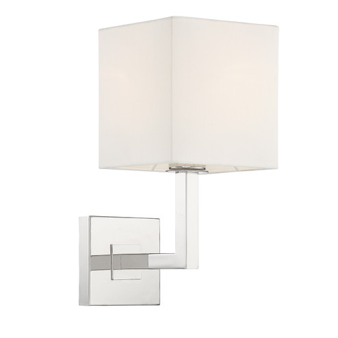 Chatham One Light Wall Sconce in Polished Nickel (60|CHA491PN)