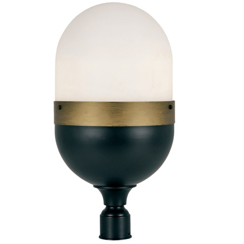 Capsule Three Light Outdoor Post Mount in Matte Black / Textured Gold (60|CAP8509MKTG)