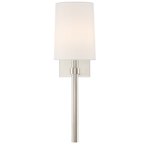 Bromley One Light Wall Sconce in Polished Nickel (60|BRO451PN)