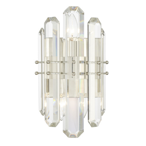 Bolton Two Light Wall Sconce in Polished Nickel (60|BOL8882PN)