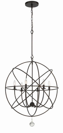 Solaris Six Light Chandelier in English Bronze (60|9228EB)