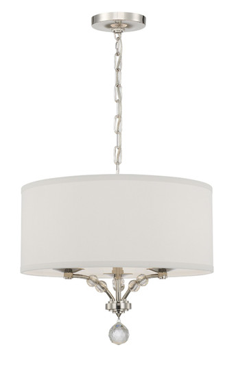 Mirage Three Light Mini Chandelier in Polished Nickel (60|8005PN)