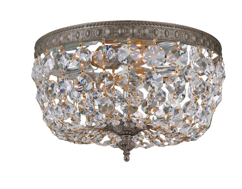 Ceiling Mount Two Light Flush Mount in English Bronze (60|710EBCLS)