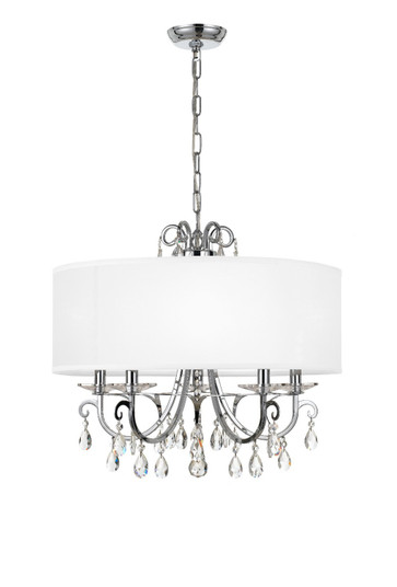 Othello Five Light Chandelier in Polished Chrome (60|6625CHCLSAQ)