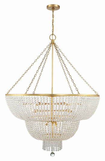 Rylee 15 Light Chandelier in Antique Gold (60|614GA)
