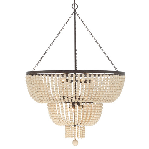 Rylee 12 Light Chandelier in Forged Bronze (60|612FB)