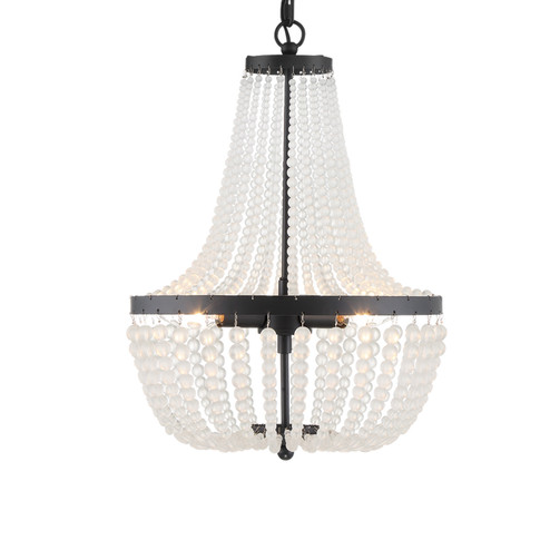 Rylee Three Light Chandelier in Matte Black (60|603MK)