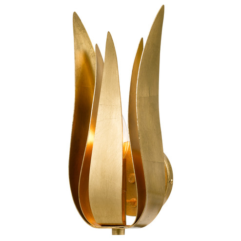 Broche One Light Wall Sconce in Antique Gold (60|511GA)