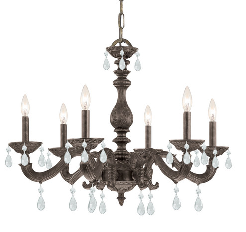 Paris Market Six Light Chandelier in Venetian Bronze (60|5036VBCLSAQ)